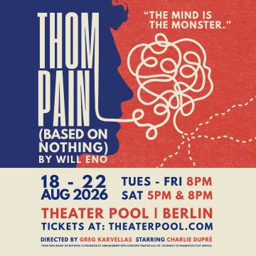 Tickets für Thom Pain (based on nothing) am 18.08.2026 - Karten kaufen